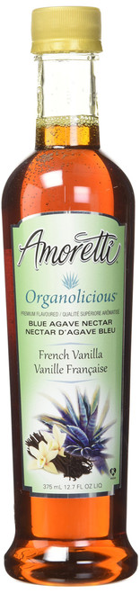 Premium Organolicious Flavored Blue Agave Nectar, French Vanilla, 12.7 Fluid Ounce