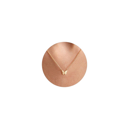 Butterfly Necklace for Women 14K Gold Plated Dainty Gold Butterfly Necklace Simple Butterfly Necklace Gold Jewelry for Girls Butterfly Necklace for Women 14K Gold Plated Dainty Gold Butterfly Necklace Simple Butterfly Necklace Gold Jewelry for Girls