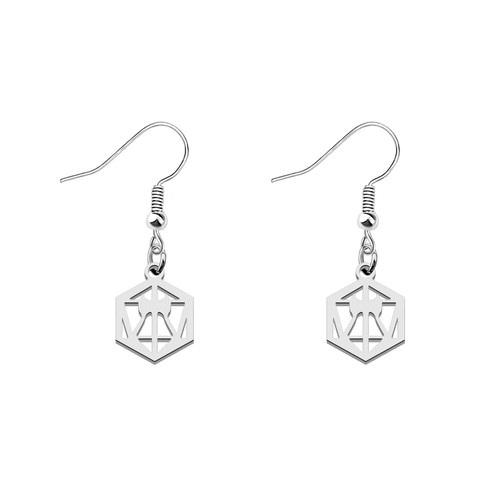 RPG Inspired Drop Earrings Dragons Game Gift Dungeon Master Gift Game Lover Earrings RPG Dice Jewelry (silver) RPG Inspired Drop Earrings Dragons Game Gift Dungeon Master Gift Game Lover Earrings RPG Dice Jewelry (silver)