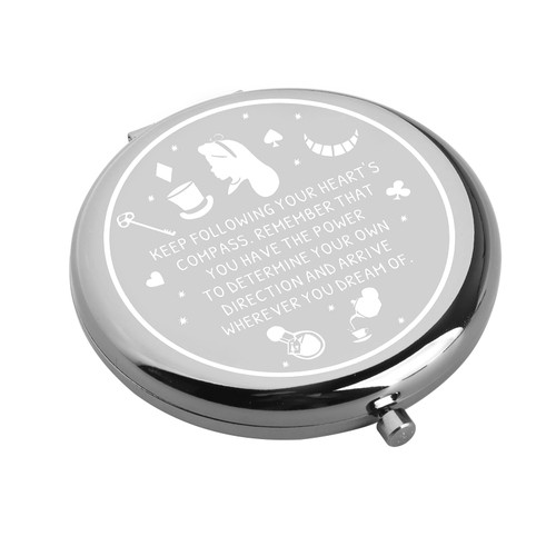 Alice Pocket Mirror Alice Fairy Tales Gift Compact Makeup Mirror Alice Fans Gift Wonderland Movie Alice Lover Gift (Alice Mirror) Alice Pocket Mirror Alice Fairy Tales Gift Compact Makeup Mirror Alice Fans Gift Wonderland Movie Alice Lover Gift (Alice Mirror)