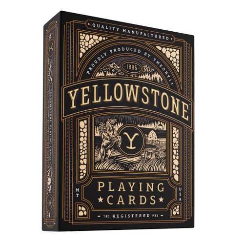 Yellowstone Premium Playing Cards, Poker Size Standard Index, Luxury Playing Cards