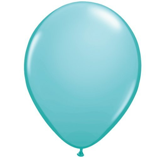 Caribbean Blue 16" Qualatex Latex Balloons x 5