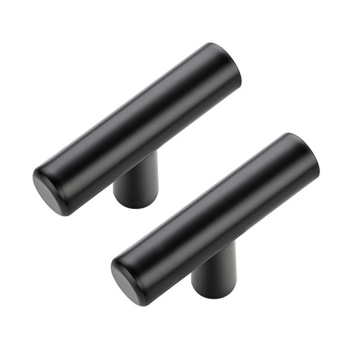 10 Pack Cabinet Knobs, Black Cabinet Handles, 2in Kitchen Cabient Knobs, Single Hole Drawer Knobs for Dresser Drawers