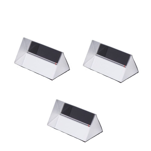 3pcs Optical Glass Triangular Prism Physical Optics Prism Rainbow Photo Props Physics Science Toys Optical Lens Optical Glass Prism