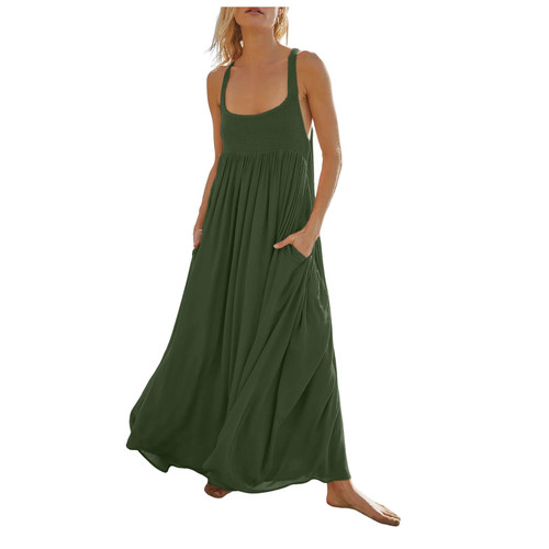 Sundresses for Women 2024 Tendy Flowy Sleeveless Low Cut Hem Maxi Dresses U Neck Tank Dresses Summer Vacation Beach Dress Hawaiian Outfits Sundresses for Women 2024 Tendy Flowy Sleeveless Low Cut Hem Maxi Dresses U Neck Tank Dresses Summer Vacation Beach Dress Hawaiian Outfits