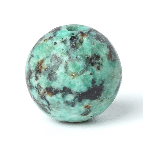 100Pcs Natural Stone Beads 6mm African Turquoise Round Loose Gemstone Energy Healing Beads Hole Size 1mm DIY Smooth Beads for Bracelet Necklace Earrings Jewelry Making 100Pcs Natural Stone Beads 6mm African Turquoise Round Loose Gemstone Energy Healing Beads Hole Size 1mm DIY Smooth Beads for Bracelet Necklace Earrings Jewelry Making
