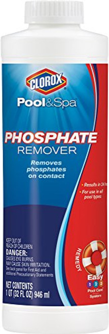 CLOROX Pool&Spa Phosphate Remover, 1-Quart 55032CLX