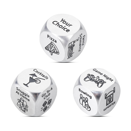 3PCS Food Dice Food Gifts Date Night Ideas Date Night Dice Game for Couples Decision Dices 11 Anniversary Steel Gift for Him Her Husband Wife Christmas Valentine Wedding Boyfriend Gift from Girlfriend 3PCS Food Dice Food Gifts Date Night Ideas Date Night Dice Game for Couples Decision Dices 11 Anniversary Steel Gift for Him Her Husband Wife Christmas Valentine Wedding Boyfriend Gift from Girlfriend