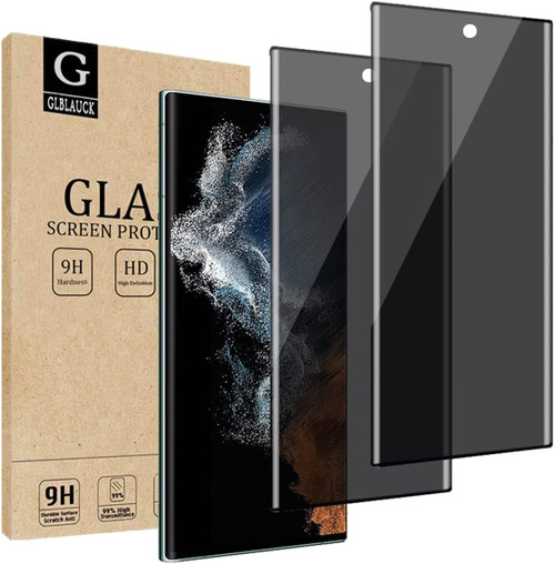 [2-Pack Privacy Screen Protector for Samsung Galaxy Note 10 Plus, 9H Hardness Anti-Spy 3D Curve Edge Tempered Glass Screen Protectors for Samsung Galaxy Note 10 Plus