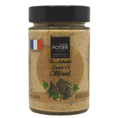 Maison Potier Morel Sauce By | The Authentic No 1 | 6.35 Ounce Jar