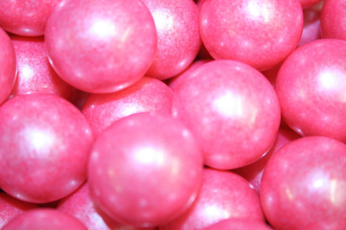 Bayside Candy 1" Large Gumballs - Colored Gumball Collection - Gumball Machine - Shimmer and Solid Colors (Shimmer Bright Pink/Pearl Pink Gumballs 1" Large, 1LB)