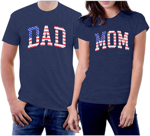 4th of July Mom Dad Shirt Couple Fourth of July Tee American Flag Shirt Stars Striped Flag Short Sleeve Tops 4th of July Mom Dad Shirt Couple Fourth of July Tee American Flag Shirt Stars Striped Flag Short Sleeve Tops