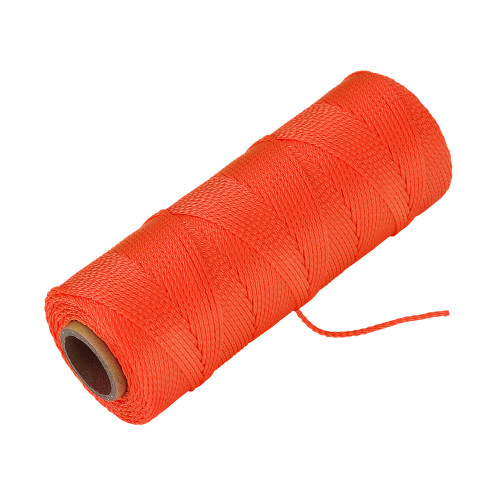 Mason Line, 500 Feet #18 Braided Nylon String Line, Nylon Twine for Gardening or Masonry Tools, Perfect Construction String for A String Level, Twine String for Gardening
