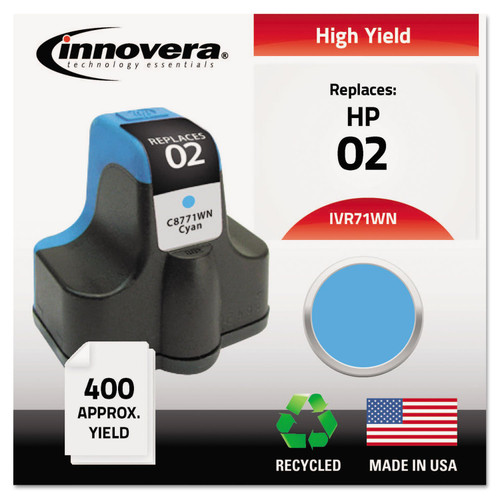 Products 71WN Compatible Reman Ink, 800 Page-Yield, Cyan - Sold As 1 Each - Works