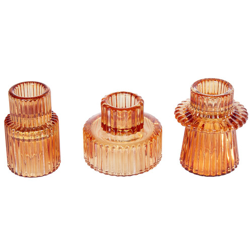 Tealight Candle Holder, Taper Glass Candlestick Holders, Votive Candle Stick Candle Holder for Table Centerpiece Wedding Dinner