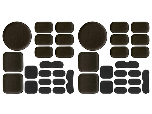 Universal Airsoft Helmet Pads, Helmet Replacement Foam Padding Kits Set Accessories Mats for Fast/Mich/ACH/USMC/PASGT Helmet (Coffee-2 Sets)