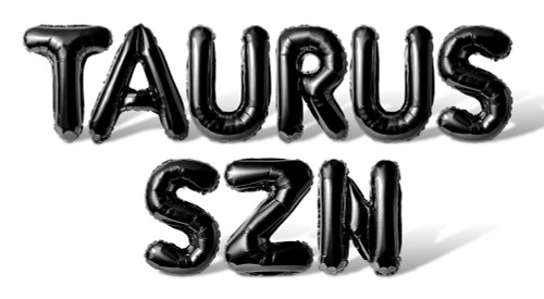 Letter Balloons - TAURUS SZN 16" Inch Alphabet Letters Foil Mylar Balloon April or May Birthday Party Balloon Banner (Black)