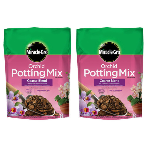 Orchid Potting Mix Coarse Blend, 8qt., 2-Pack