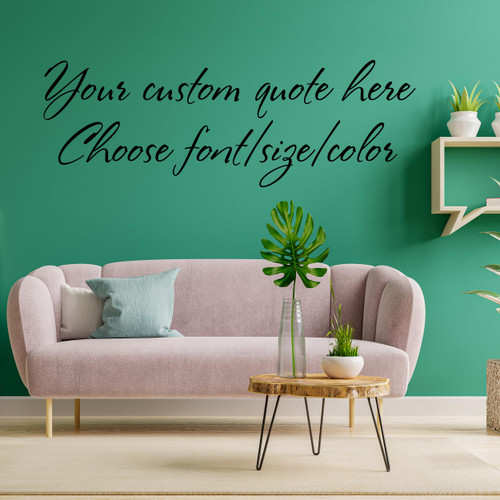 Motivation Quotes Wall Decal Words Phrase Vinyl Sticker - Motivational Word Decal for Classroom Home Living Room Bedroom - Custom Words Phrase Vinyl Sticker Motivation Quotes Wall Decal Words Phrase Vinyl Sticker - Motivational Word Decal for Classroom Home Living Room Bedroom - Custom Words Phrase Vinyl Sticker