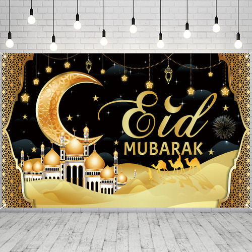 Eid Mubarak Party Decorations Eid Mubarak Banner Backdrop, Ramadan Eid Mubarak Decorations, Eid al-Fitr and Eid al-Adha Ramadan Kareem Photo Booth Backdrop Eid Mubarak Party Decorations Eid Mubarak Banner Backdrop, Ramadan Eid Mubarak Decorations, Eid al-Fitr and Eid al-Adha Ramadan Kareem Photo Booth Backdrop