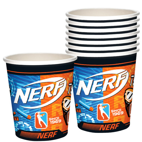 Officially Licensed Nerf Cups 16ct - 9oz Nerf Party Cups - Nerf Birthday Party Supplies - Nerf Party Supplies - Nerf Birthday Decorations - Nerf Decorations - Nerf Cup