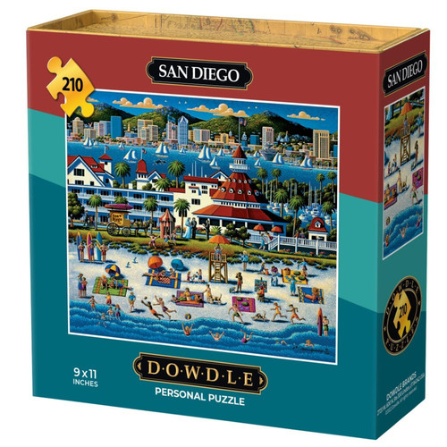 Dowdle Personal Puzzle - San Diego - 210 Piece