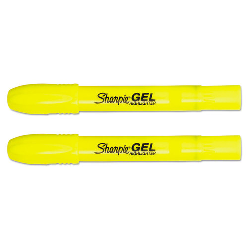 1780473 Sharpie Gel Highlighter, Yellow Ink, 2 Each/Pack
