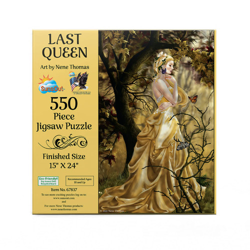 SUNSOUT INC - Last Queen - 550 pc Jigsaw Puzzle by Artist: Nene Thomas - Finished Size 15" x 24" - MPN# 67837 SUNSOUT INC - Last Queen - 550 pc Jigsaw Puzzle by Artist: Nene Thomas - Finished Size 15" x 24" - MPN# 67837