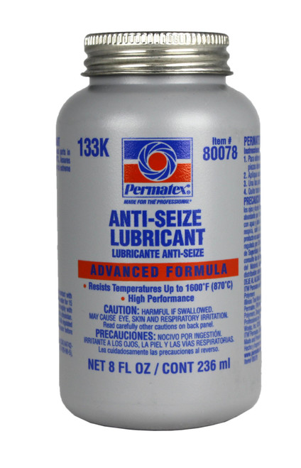 80078 Anti-Seize Lubricant with Brush Top Bottle, 8 oz. by