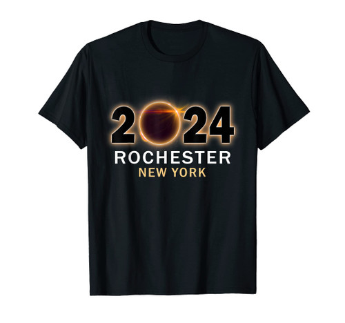 Rochester New York NY Totality Total Solar Eclipse 2024 T-Shirt
