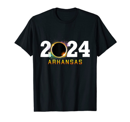 Total Solar Eclipse 2024 Arkansas T-Shirt