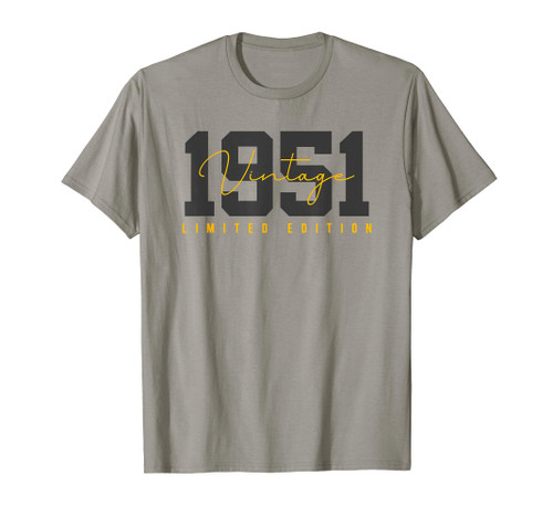 73rd Birthday Vintage 73 Year Old Est 1951 LimitedEdition T-Shirt