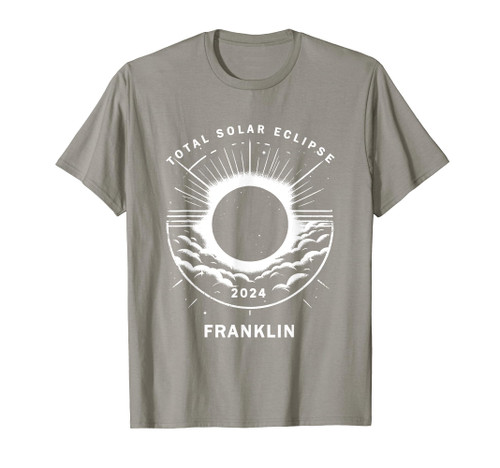 Franklin - 2024 , Solar Eclipse, 2024 United States T-Shirt