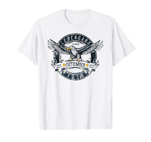 73 Years Old Gifts Legendary Since September 1950 73rd T-Shirt