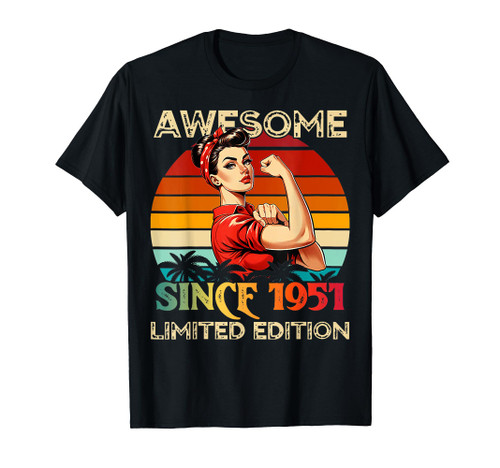 73 Year Old Awesome Since 1951 73th Birthday Women T-Shirt