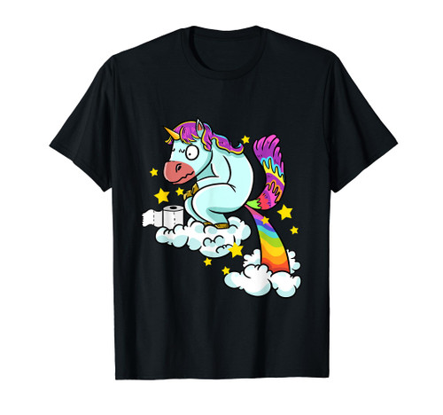 Unicorn Rainbow Poop Funny Mythical Animal Girls Gift T-Shirt Unicorn Rainbow Poop Funny Mythical Animal Girls Gift T-Shirt