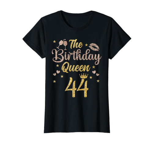 44 Years Bday Queen 44th Birthday Queen Forty Four T-Shirt