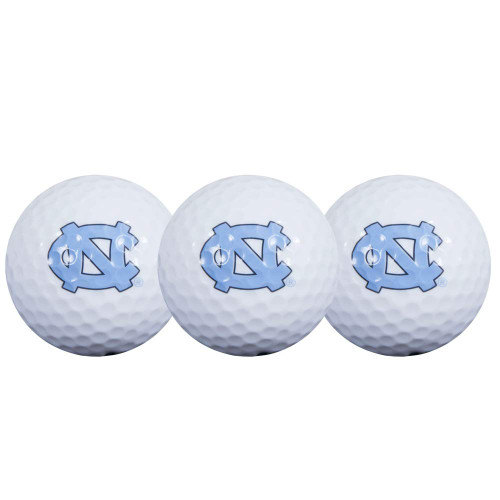 North Carolina Tar Heels Golf Ball 3 Pack