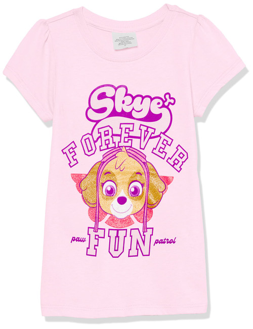 Paw Patrol Girls T-Shirt-Skye, Marshall, Lt.Pink, 2T