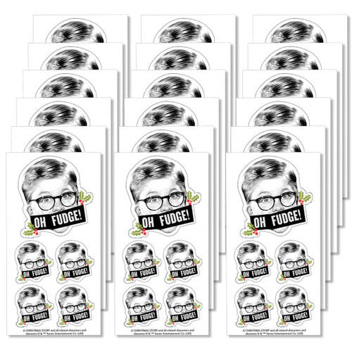 A Christmas Story Oh Fudge Sticker Sheets Multipack (Pack of 18 Sheets)