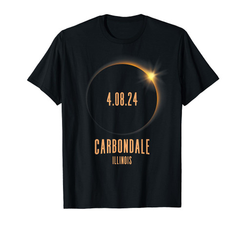 Total Solar Eclipse 2024 Carbondale, Illinois USA T-Shirt