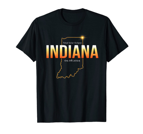 America Eclipse 2024 Shirt Indiana USA Total Solar Eclipse T-Shirt