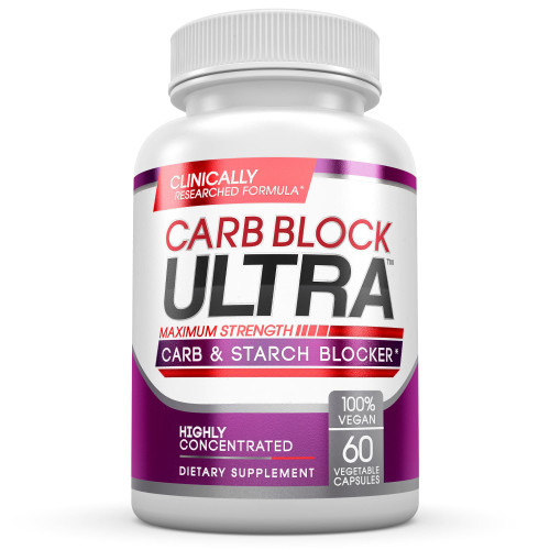 Carb Block Ultra White Kidney Bean Carb Blocker for Diet and Weight Loss Powerful Keto Diet Cheat Pills, 60 Veggie Caps