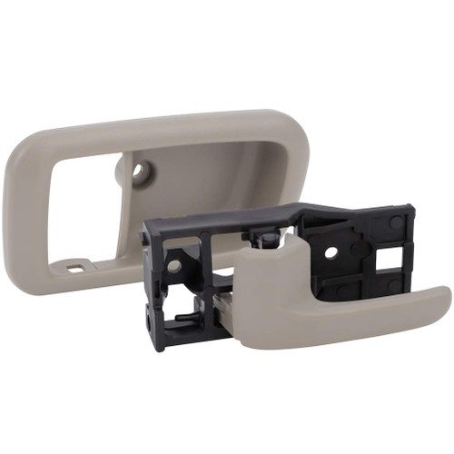 Replacement fit for 2000-2006 for Toyota Tundra 2pcs Door Handles Interior Gray - Rear Driver Left Side 2pcs