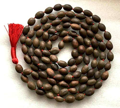 Lotus Seed Kamal Gatta Rosary Japa Mala 108 Beads Laxmi Prayer Hindu Meditation Japa Mala Chakra mala - Rosary Beads