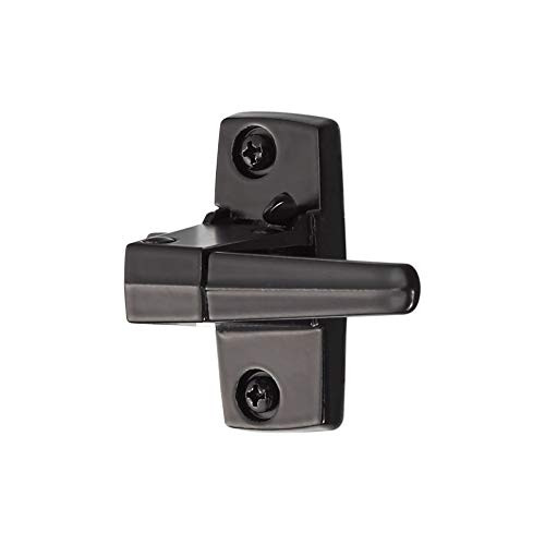 Ideal Security SK10BL ZD Inside Latch for Storm and Screen Doors Solid Strike Included, Black