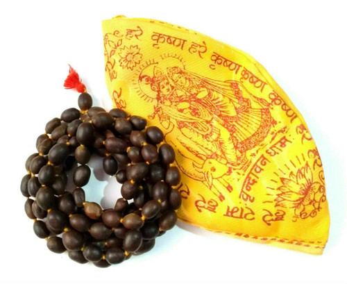 Lotus Seed Kamal Gatta Rosary Japa Mala 108 Beads Laxmi Prayer Hindu Meditation Japa Mala Chakra mala Necklace - Rosary Beads Om Chanting + Gomukhi Gaumukhi Japa Mala Bag Lotus Seed Kamal Gatta Rosary Japa Mala 108 Beads Laxmi Prayer Hindu Meditation Japa Mala Chakra mala Necklace - Rosary Beads Om Chanting + Gomukhi Gaumukhi Japa Mala Bag