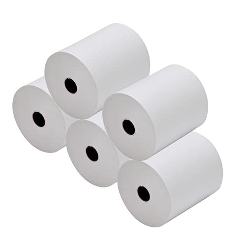 Thermal Receipt Paper Rolls 3-1/8 x 230ft, 5 rolls