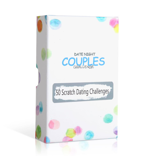 50 Date Ideas Couples Card Games for Date Night-Unique Adventure Challenge Scratch Off Date Night Ideas,Engagement Gifts for Couples