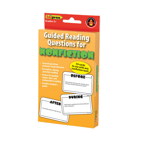 ETA hand2mind 84877 Guided Reading Non Fiction Questions Cards